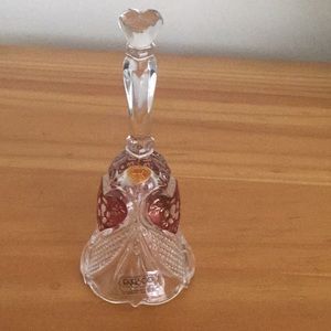 Vintage Enesco Ruby Red Dinner Bell